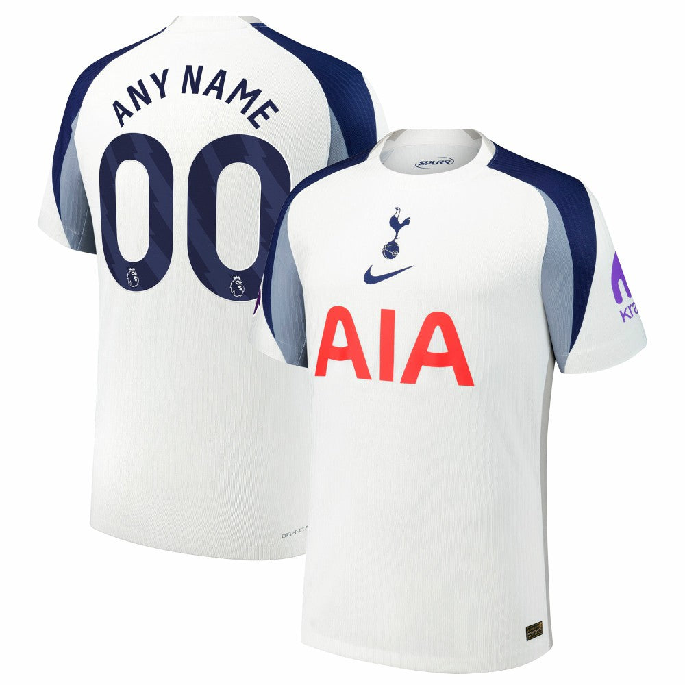 Tottenham Hotspur 2025/26 Home Custom Jersey White - Nike
