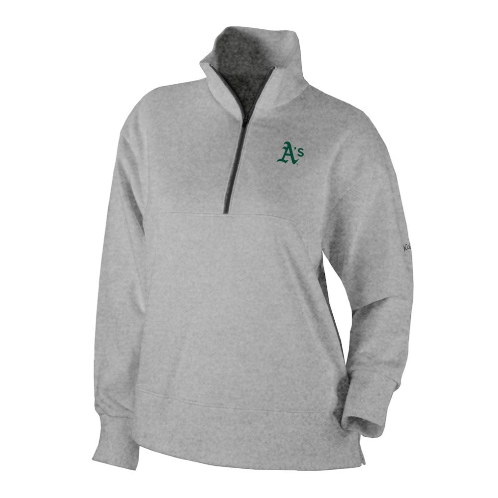 Athletics Columbia Women's Birchwood Hills Quarter-Zip Pullover - Gray - Columbia Discount