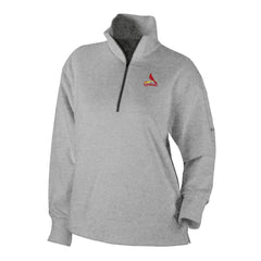 St. Louis Cardinals Columbia Women's Birchwood Hills Quarter-Zip Pullover - Gray - Columbia Discount