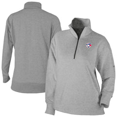 Toronto Blue Jays Columbia Women's Birchwood Hills Quarter-Zip Pullover - Gray - Columbia Discount