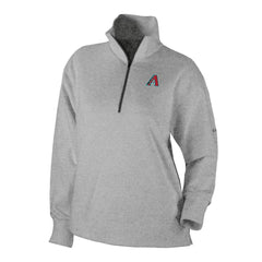 Arizona Diamondbacks Columbia Women's Birchwood Hills Quarter-Zip Pullover - Gray - Columbia Sale