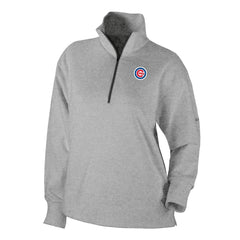 Chicago Cubs Columbia Women's Birchwood Hills Quarter-Zip Pullover - Gray - Columbia Online