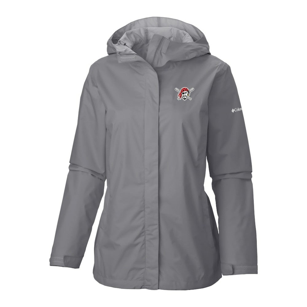 Pittsburgh Pirates Columbia Women's Arcadia II Full Zip-Jacket - Gray - Columbia Discount