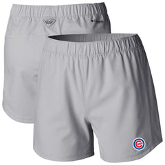 Chicago Cubs Columbia Women's Tamiami Pull-On Shorts - Gray - Columbia Lifestyle