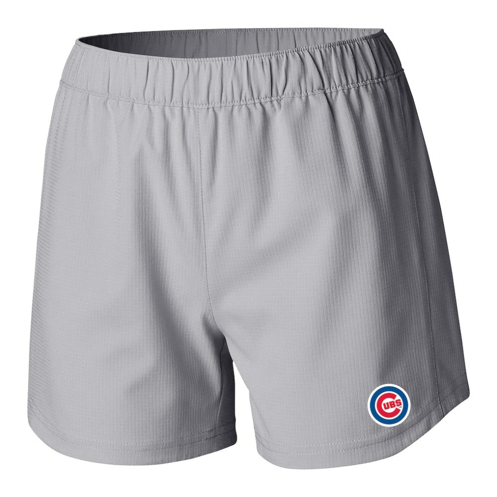 Chicago Cubs Columbia Women's Tamiami Pull-On Shorts - Gray - Columbia Lifestyle