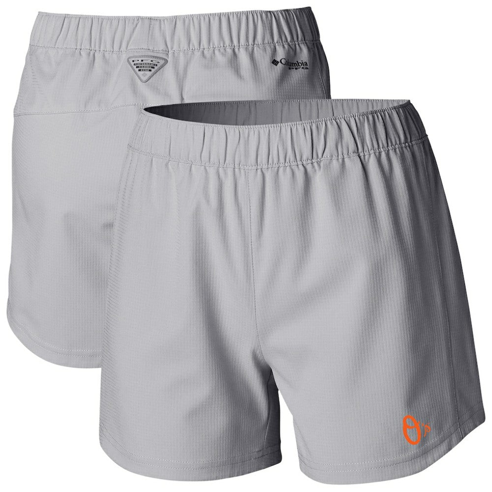 Baltimore Orioles Columbia Women's Tamiami Pull-On Shorts - Gray - Columbia Online