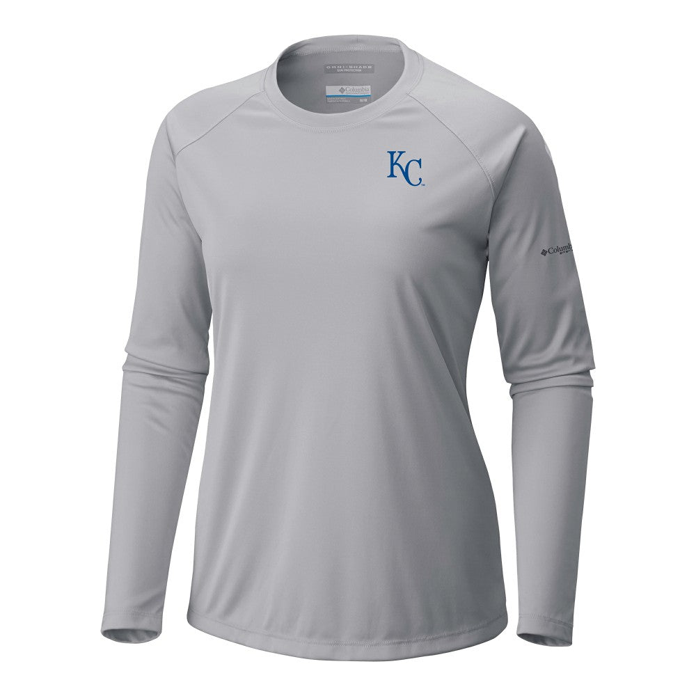 Kansas City Royals Columbia Tidal Tee II Long Sleeve T-Shirt - Gray - Columbia Sale