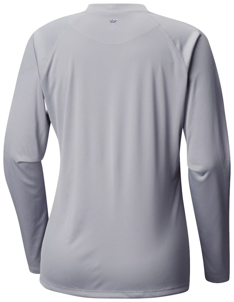 Miami Marlins Columbia Tidal Tee II Long Sleeve T-Shirt - Gray - Columbia Sale