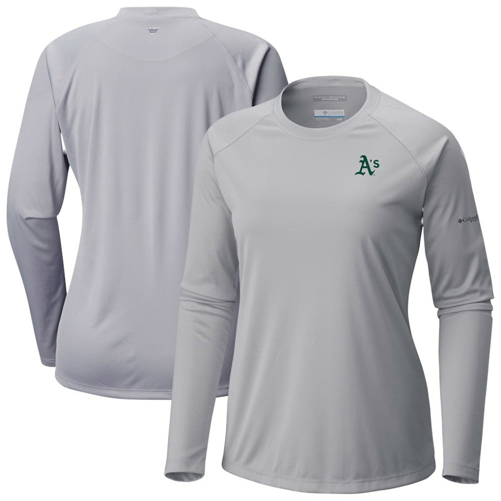 Athletics Columbia Tidal Tee II Long Sleeve T-Shirt - Gray - Columbia Discount