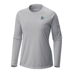 Athletics Columbia Tidal Tee II Long Sleeve T-Shirt - Gray - Columbia Discount
