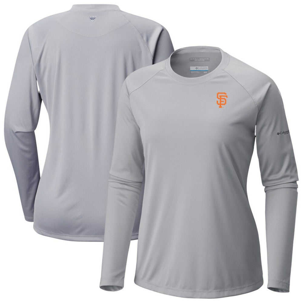 San Francisco Giants Columbia Tidal Tee II Long Sleeve T-Shirt - Gray - Columbia Online