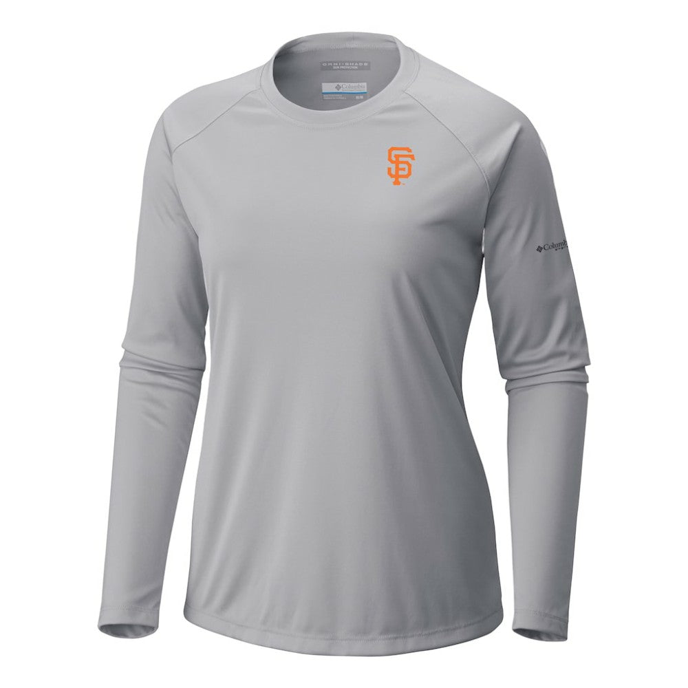 San Francisco Giants Columbia Tidal Tee II Long Sleeve T-Shirt - Gray - Columbia Online
