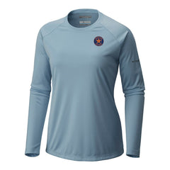 Houston Astros Columbia Tidal Tee II Long Sleeve T-Shirt - Light Blue - Columbia Discount