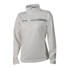 San Francisco Giants Columbia Women's Skiff Guide Fleece Half-Zip Pullover Jacket - White - Columbia Discount