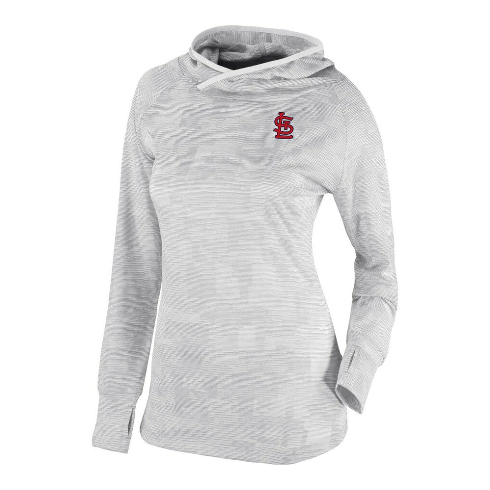 St. Louis Cardinals Columbia Women's Omni-Wick Sunday Ball Raglan Pullover Hoodie - White - Columbia Online