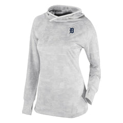 Detroit Tigers Columbia Women's Omni-Wick Sunday Ball Raglan Pullover Hoodie - White - Columbia Lifestyle