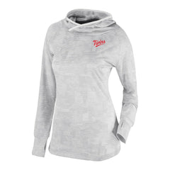 Minnesota Twins Columbia Women's Omni-Wick Sunday Ball Raglan Pullover Hoodie - White - Columbia Discount