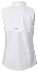 Arizona Diamondbacks Columbia Women's Tamiami Sleeveless Shirt - White - Columbia on Sale