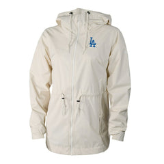 Los Angeles Dodgers Columbia Women's Lily Park Full-Zip Rain Jacket - Cream - Columbia Online