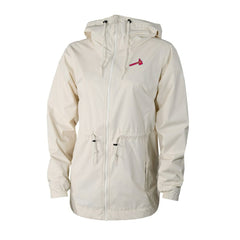 Atlanta Braves Columbia Women's Lily Park Full-Zip Rain Jacket - Cream - Columbia on Sale