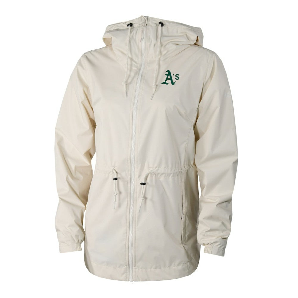 Athletics Columbia Women's Lily Park Full-Zip Rain Jacket - Cream - Columbia Lifestyle