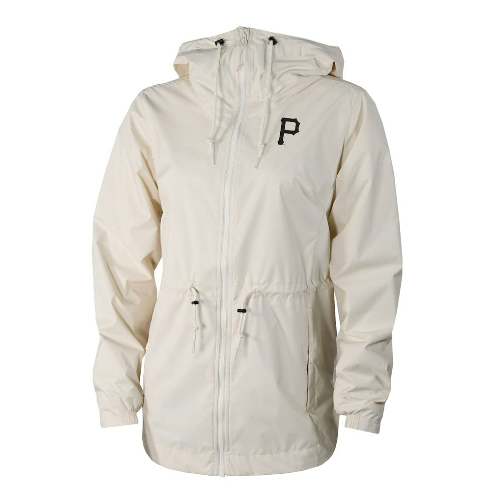 Pittsburgh Pirates Columbia Women's Lily Park Full-Zip Rain Jacket - Cream - Columbia Online