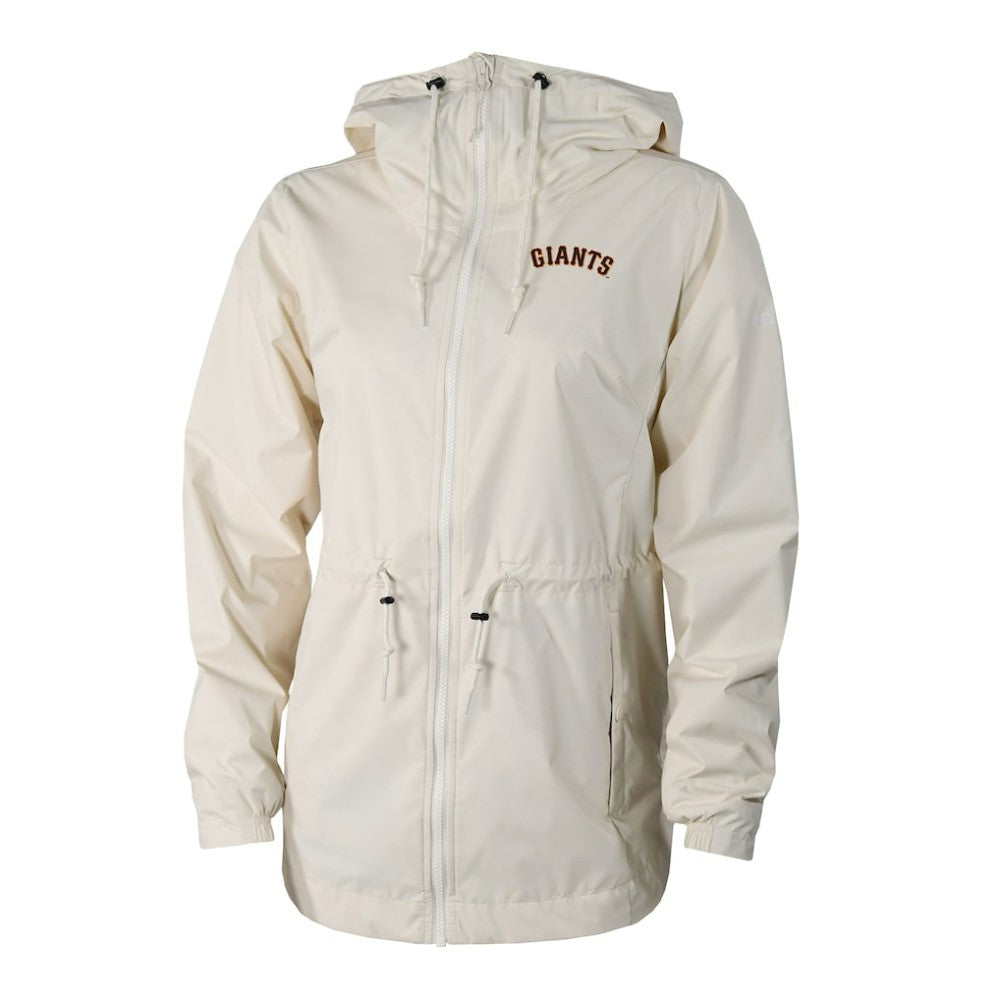 San Francisco Giants Columbia Women's Lily Park Full-Zip Rain Jacket - Cream - Columbia Discount
