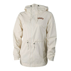 San Francisco Giants Columbia Women's Lily Park Full-Zip Rain Jacket - Cream - Columbia Discount