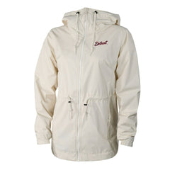 Detroit Tigers Columbia Women's Lily Park Full-Zip Rain Jacket - Cream - Columbia Discount