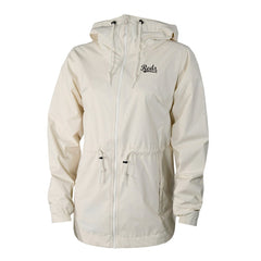 Cincinnati Reds Columbia Women's Lily Park Full-Zip Rain Jacket - Cream - Columbia Discount