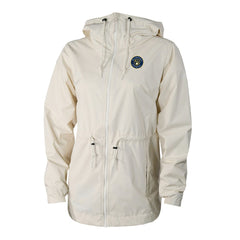 Milwaukee Brewers Columbia Women's Lily Park Full-Zip Rain Jacket - Cream - Columbia Online