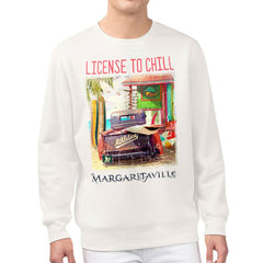 Athletics Margaritaville License to Chill Fleece Sweatshirt - Cream - MLB Sale