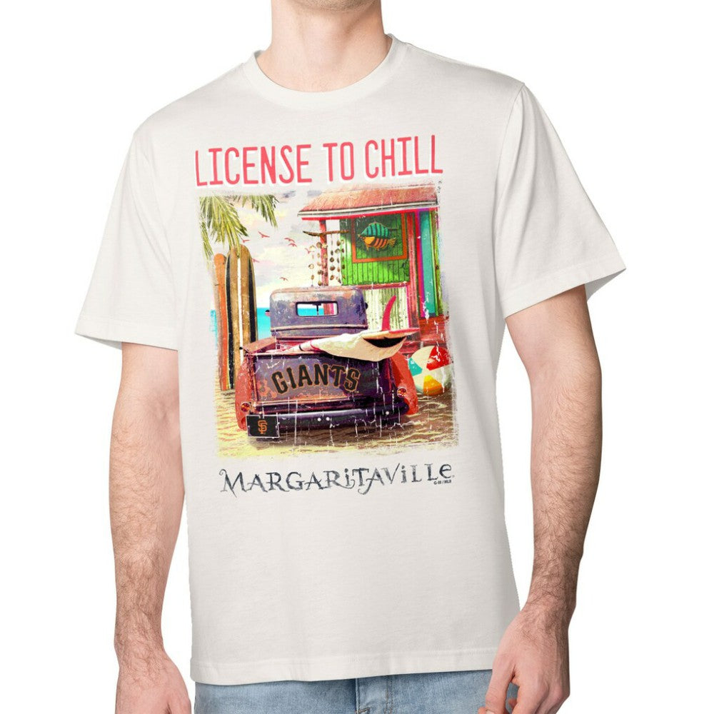 San Francisco Giants Margaritaville License to Chill T-Shirt - Cream - MLB Sale