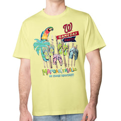 Washington Nationals Margaritaville Gameday Party T-Shirt - Yellow - MLB Discount
