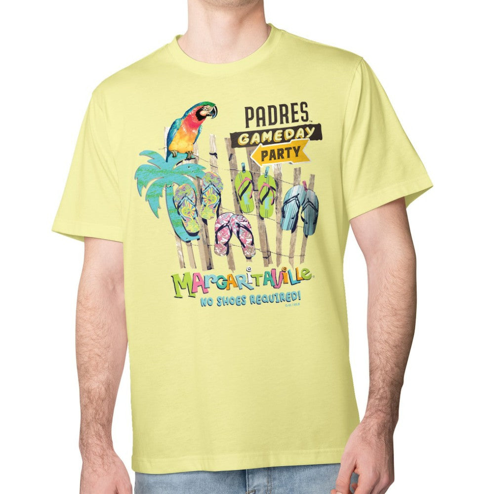 San Diego Padres Margaritaville Gameday Party T-Shirt - Yellow - MLB on Sale