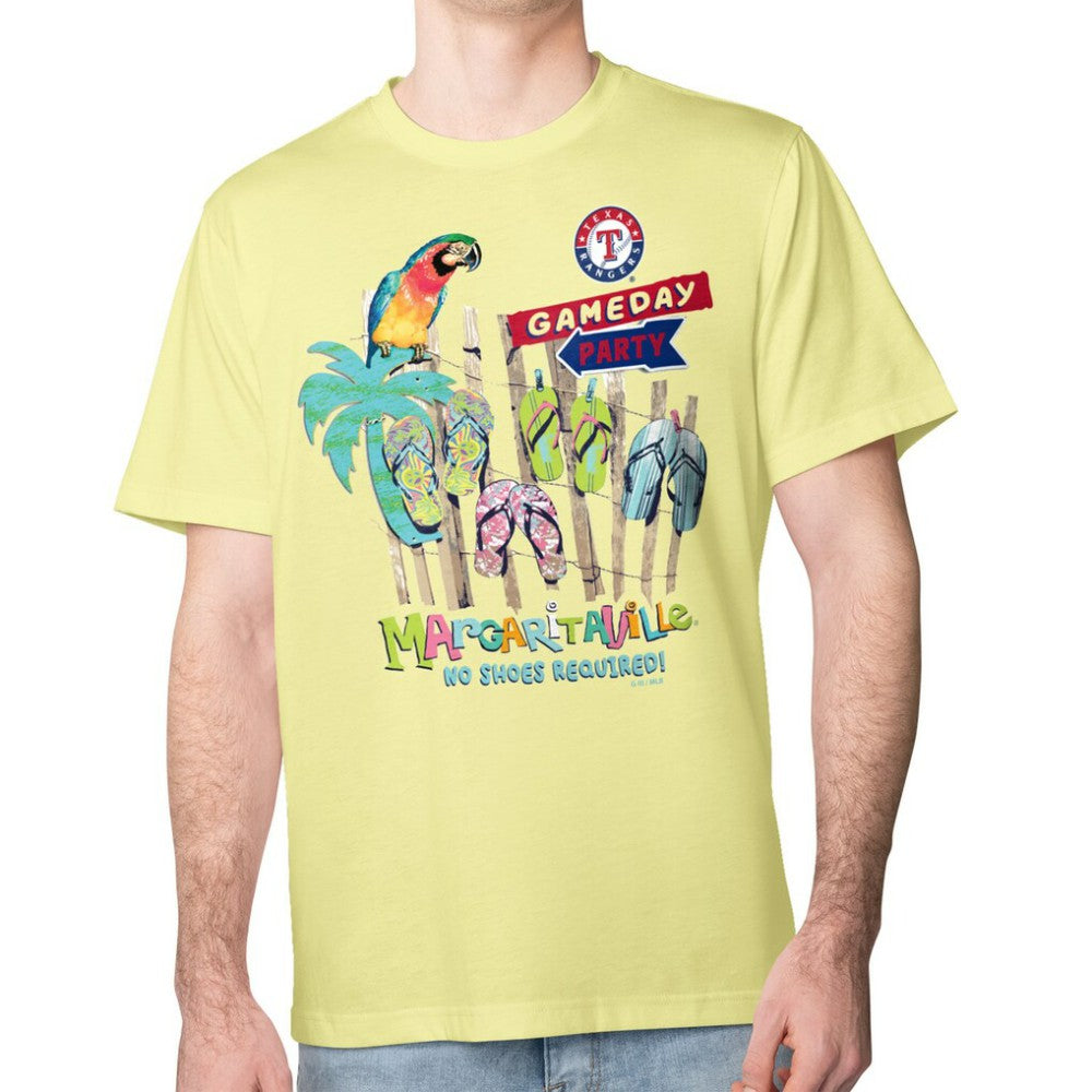 Texas Rangers Margaritaville Gameday Party T-Shirt - Yellow - MLB Online
