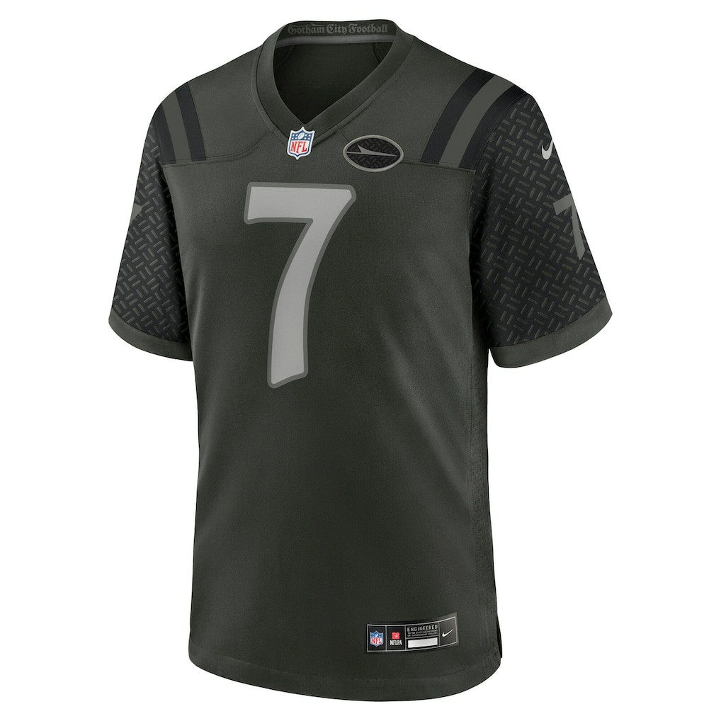 Nike Justin Fields New York Jets 2025 Rivalries Collection Game Jersey Gotham Green