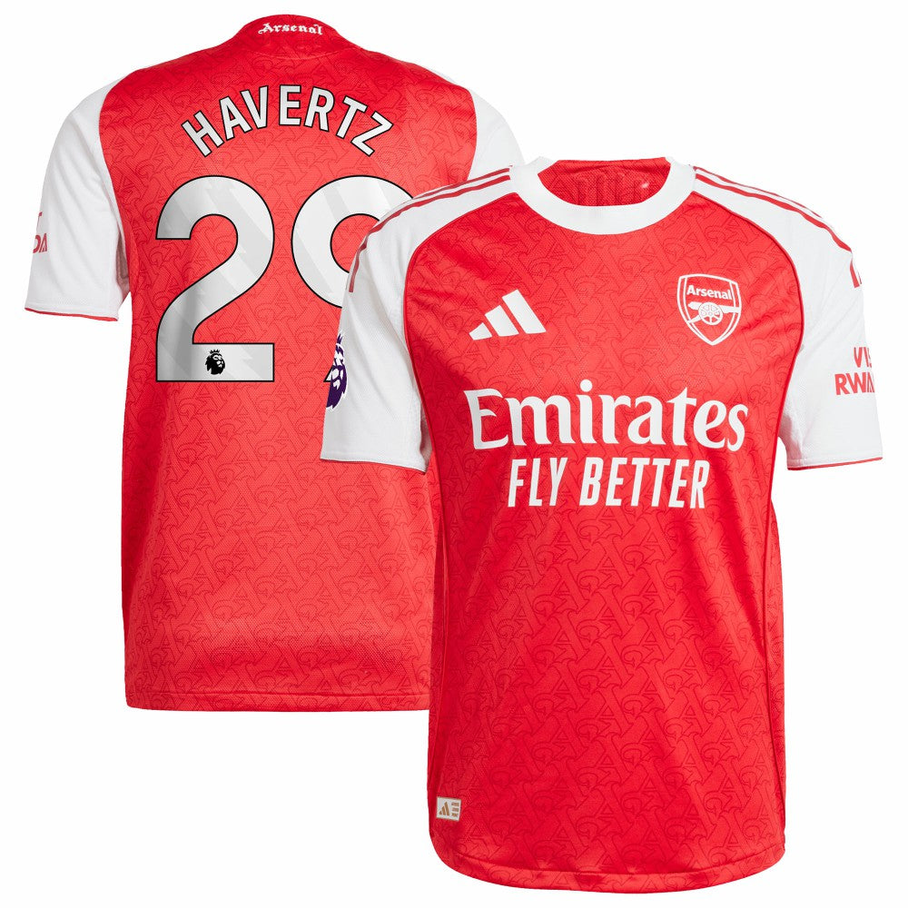 Kai Havertz Arsenal 2025/26 Home Player Jersey Red - Adidas