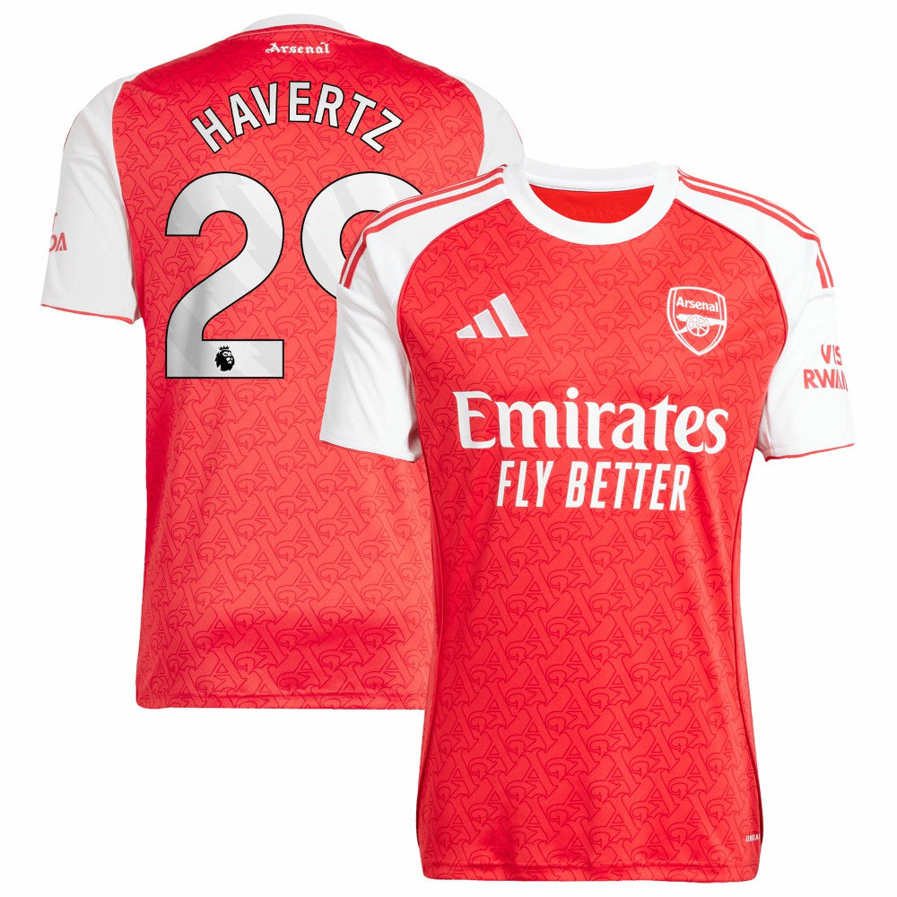 Kai Havertz Arsenal 2025/26 Home Replica Player Jersey Red - Adidas cheap