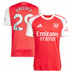 Kai Havertz Arsenal 2025/26 Home Replica Player Jersey Red - Adidas cheap