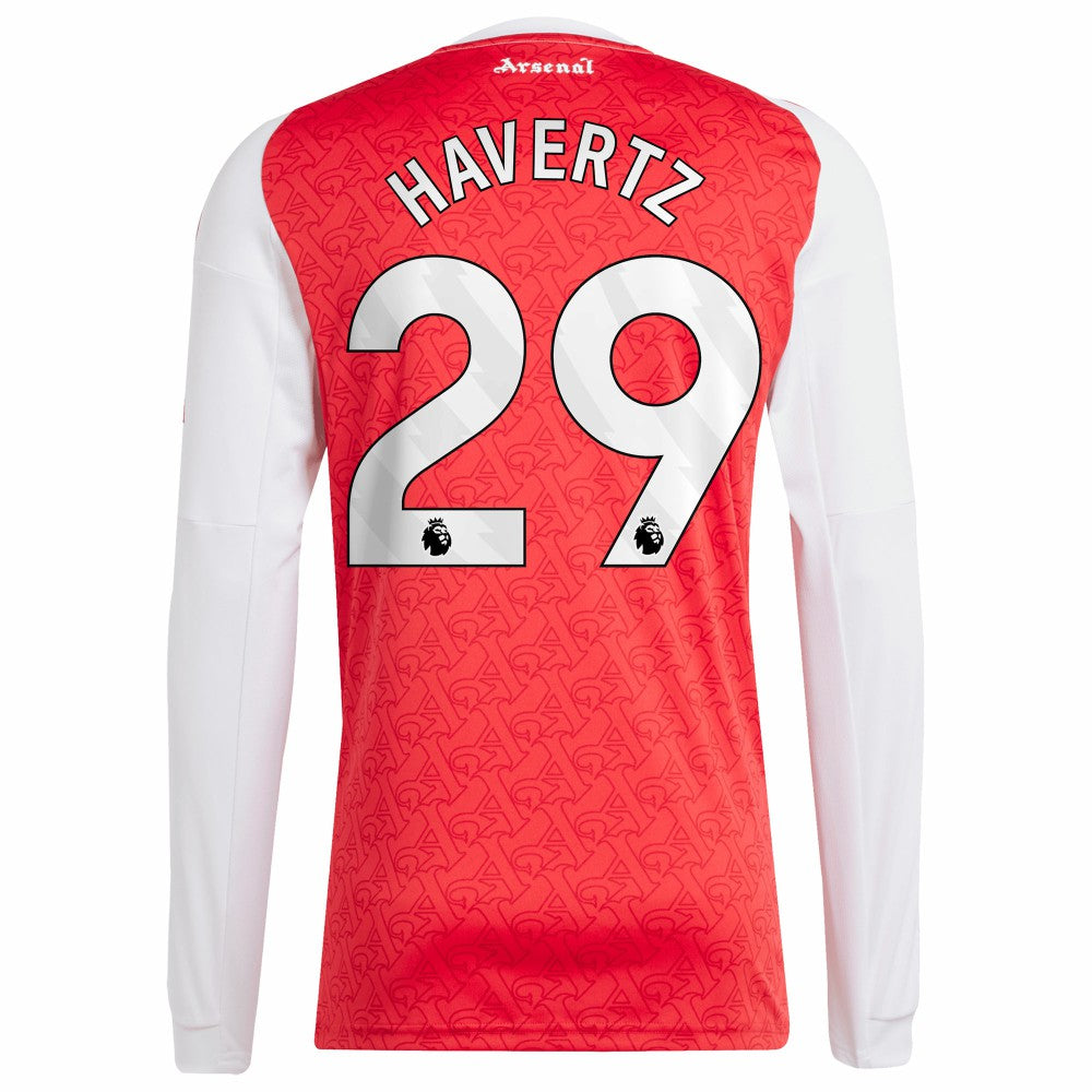 Kai Havertz Arsenal 2025/26 Home Replica Long Sleeve Player Jersey Red - Adidas sale