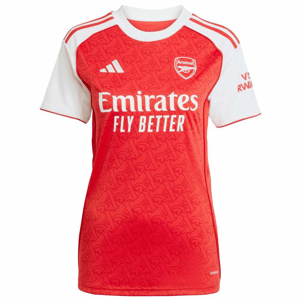 Bukayo Saka Arsenal Women's 2025/26 Home Replica Player Jersey Red - Adidas