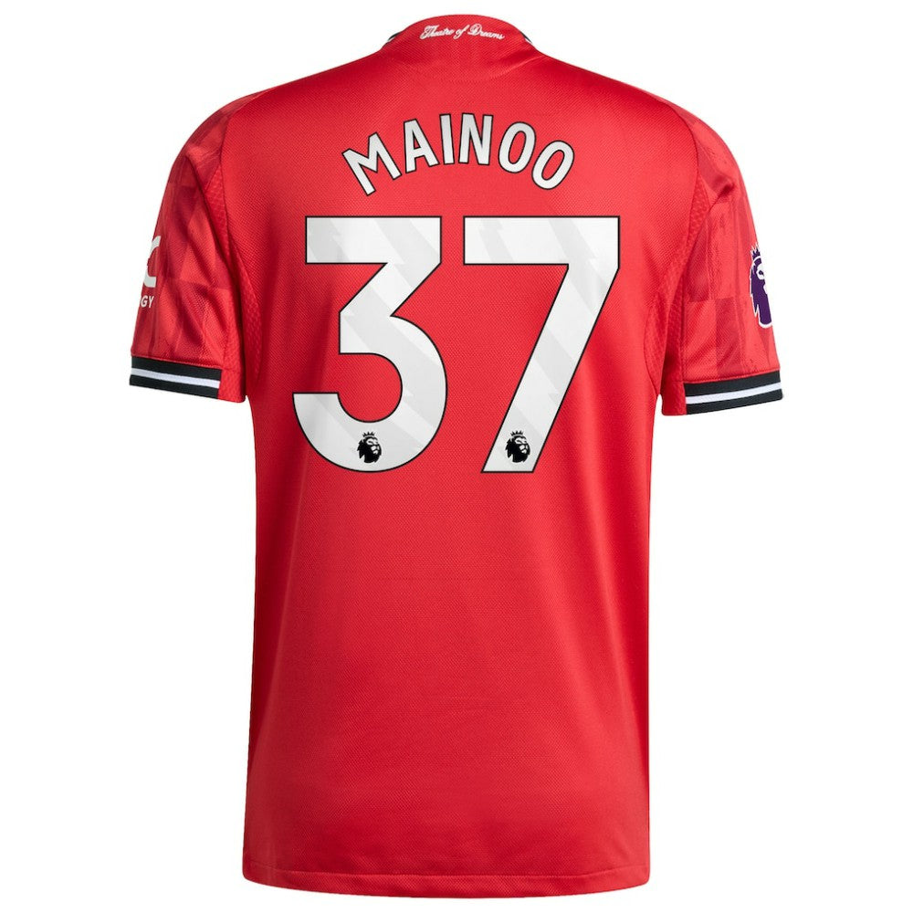 Kobbie Mainoo Manchester United Home 2025/26 Player Jersey Red - Adidas cheap