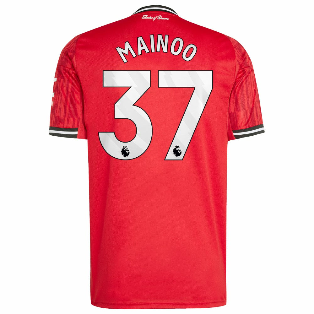Kobbie Mainoo Manchester United Home 2025/26 Replica Player Jersey Red - Adidas cheap