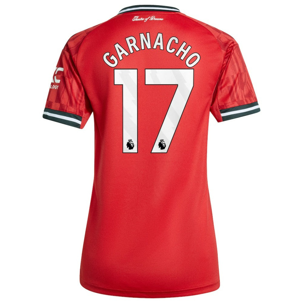 Alejandro Garnacho Manchester United Women's Home 2025/26 Replica Player Jersey Red - Adidas cheap