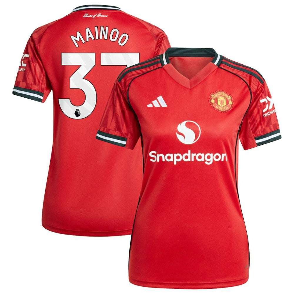 Kobbie Mainoo Manchester United Women's Home 2025/26 Replica Player Jersey Red - Adidas sale