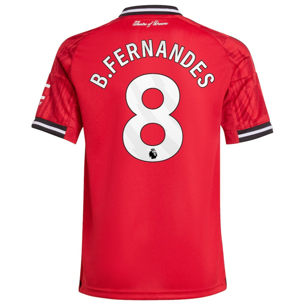 Bruno Fernandes Manchester United Youth Home 2025/26 Replica Player Jersey Red - Adidas sale