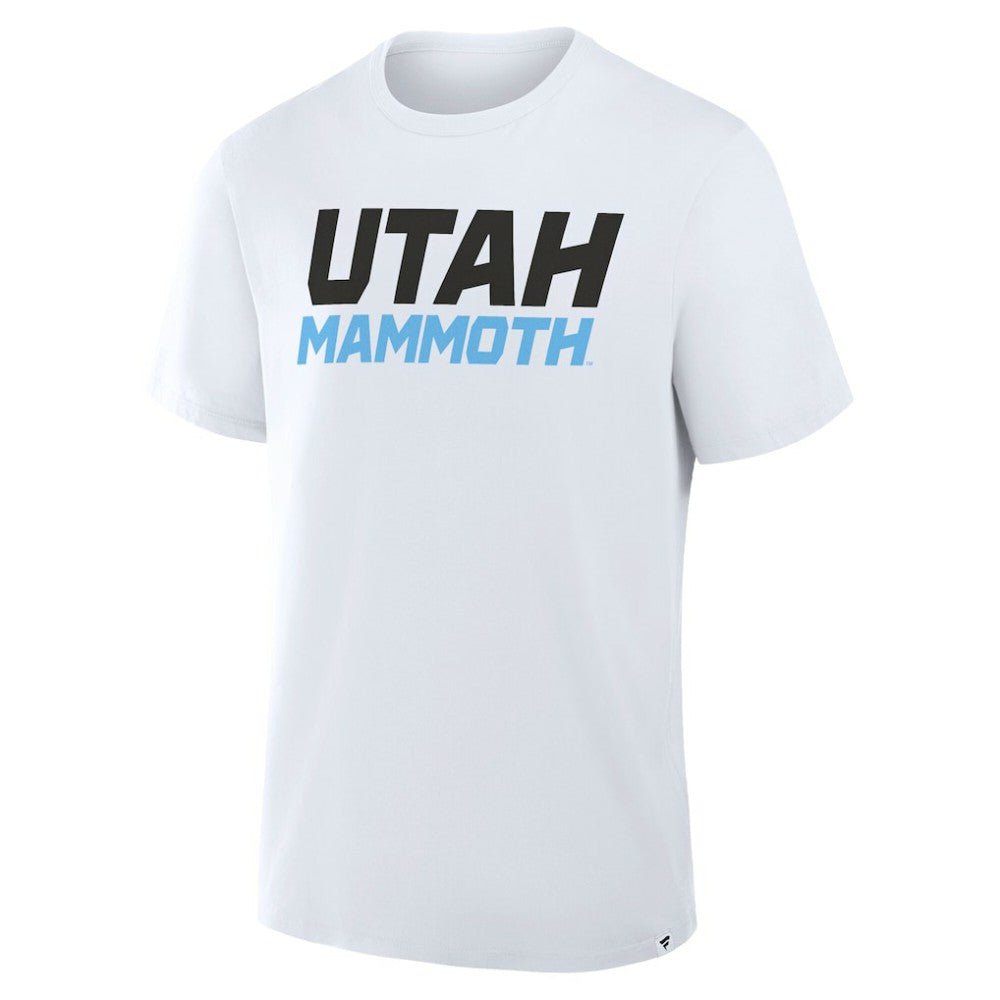 Utah Mammoth Fanatics Wordmark Legacy T-Shirt - White - NHL 203124204