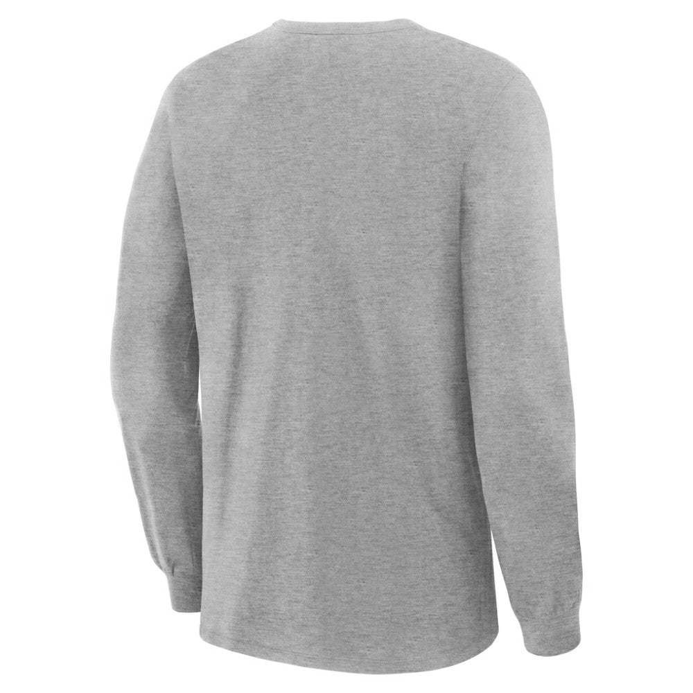 Utah Mammoth Fanatics Primary Logo Legacy Long Sleeve T-Shirt - Heather Gray - NHL 203124213