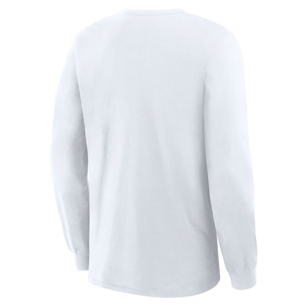 Utah Mammoth Fanatics Wordmark Legacy Long Sleeve T-Shirt - White - NHL 203124216